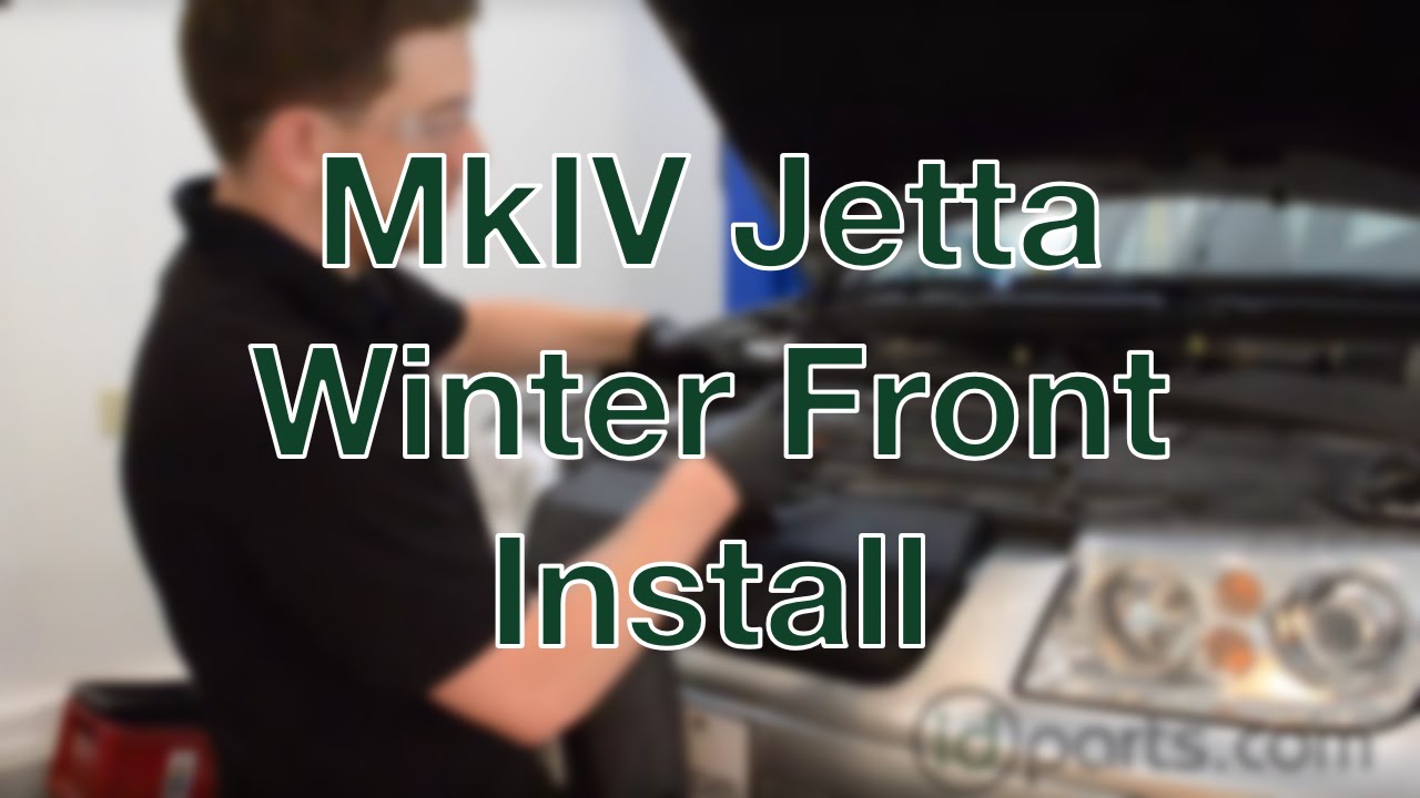 MkIV Jetta Winter Front Installation