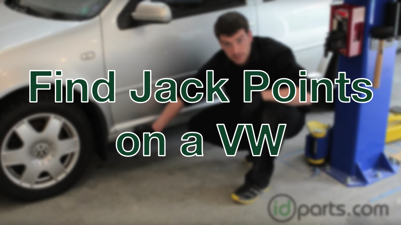 Finding Jack Points on your VW