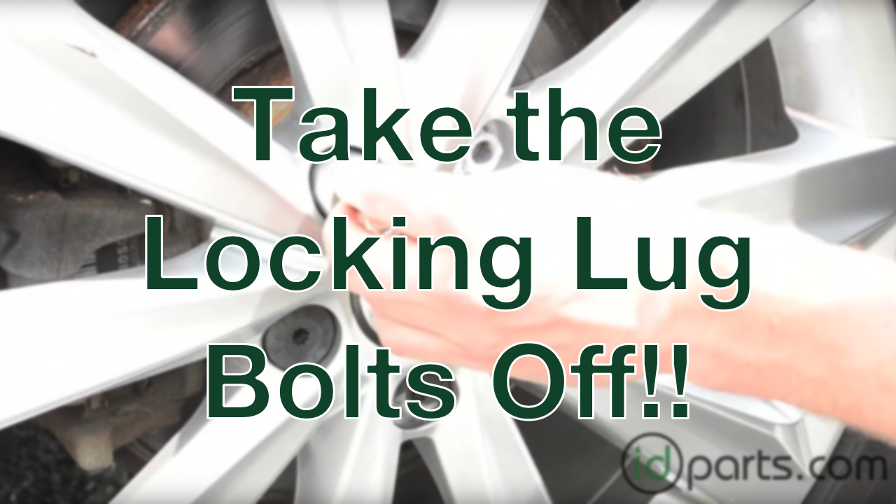 Take the Locking Lug bolts off your VW!!