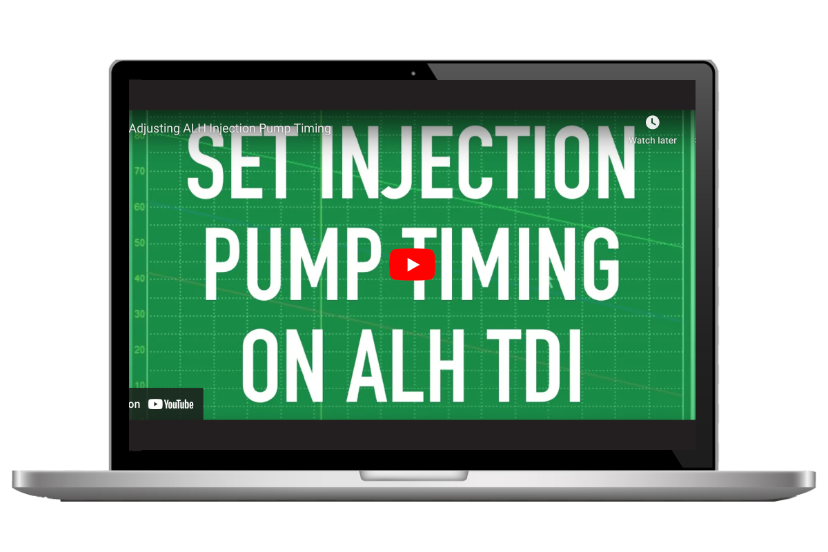 Adjusting ALH Injection Pump Timing